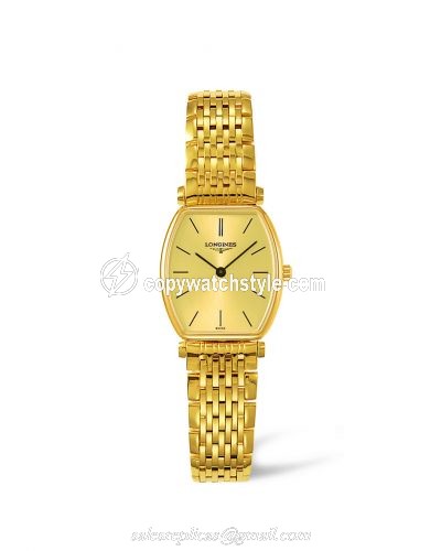 Longines La Grande Classique Tonneau 22 Yellow L4.205.2.32.8 Longines La Grande Classique Tonneau 22 Yellow L4.205.2.32.8