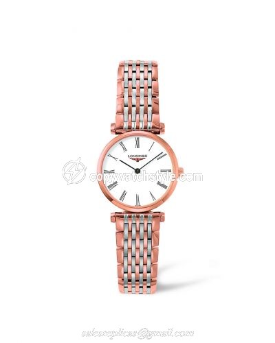 Longines La Grande Classisique Quartz 24 Two Tone Rose / Roman L4.209.1.91.7 Longines La Grande Classisique Quartz 24 Two Tone Rose / Roman L4.209.1.91.7