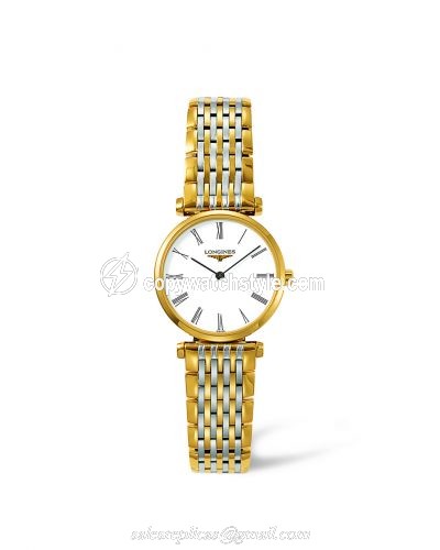 Longines La Grande Classique Quartz 24 Two Tone Yellow Roman L4.209.2.11.7 Longines La Grande Classique Quartz 24 Two Tone Yellow Roman L4.209.2.11.7