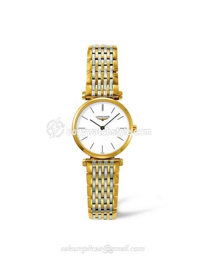 Longines La Grande Classique Quartz 24 Two Tone Yellow White Stick L4.209.2.12.7 Longines La Grande Classique Quartz 24 Two Tone Yellow White Stick L4.209.2.12.7