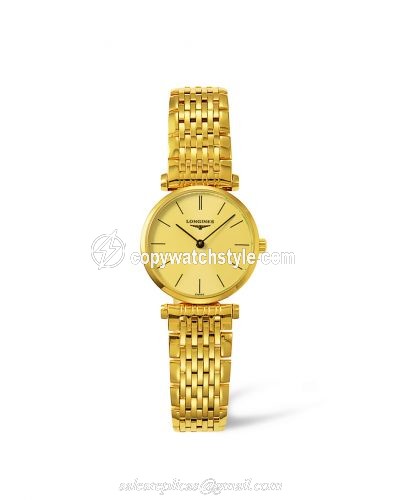 Longines La Grande Classique Quartz 24 Yellow L4.209.2.32.8 Longines La Grande Classique Quartz 24 Yellow L4.209.2.32.8