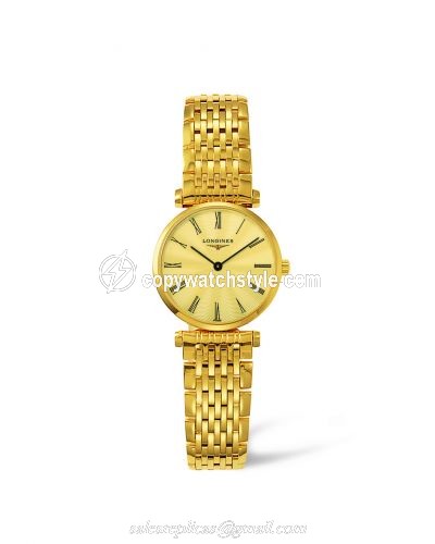 Longines La Grande Classique Quartz 24 Yellow Roman Yellow L4.209.2.41.8 Longines La Grande Classique Quartz 24 Yellow Roman Yellow L4.209.2.41.8