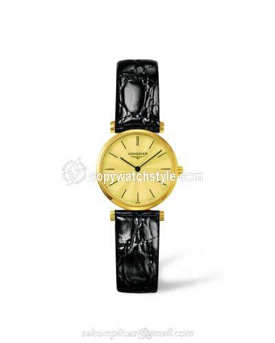 Longines La Grande Classique Quartz 24 Yellow Leather Stick L4.209.2.42.2 Longines La Grande Classique Quartz 24 Yellow Leather Stick L4.209.2.42.2