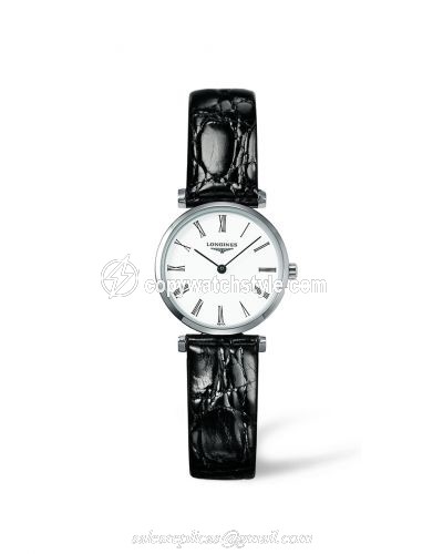 Longines La Grande Classique Quartz 24 Stainless Steel / White / Strap L4.209.4.11.2 Longines La Grande Classique Quartz 24 Stainless Steel / White / Strap L4.209.4.11.2