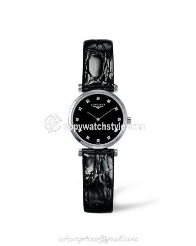 Longines La Grande Classique Quartz 24 Black Leather L4.209.4.58.2
