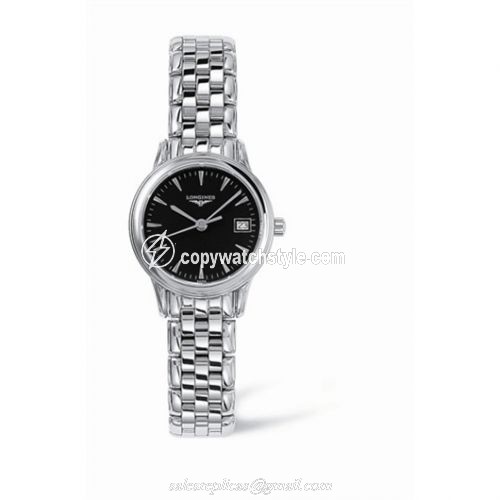 Longines Flagship 25 Quartz Stainless Steel Black L4.216.4.52.6 Longines Flagship 25 Quartz Stainless Steel Black L4.216.4.52.6
