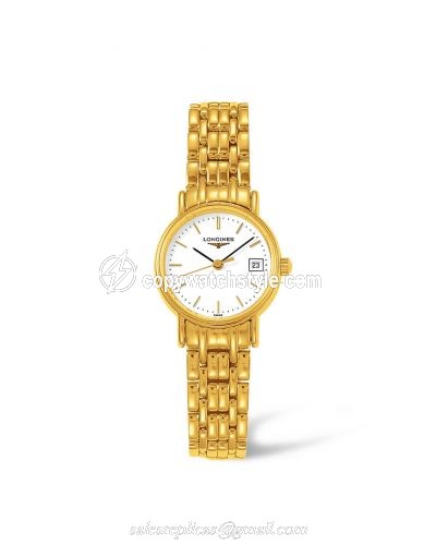 Longines Presence 23.5 Quartz Yellow L4.220.2.12.8 Longines Presence 23.5 Quartz Yellow L4.220.2.12.8