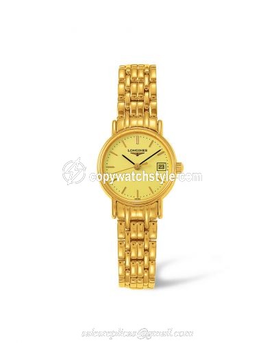 Longines Presence 23.5 Quartz Yellow L4.220.2.32.8 Longines Presence 23.5 Quartz Yellow L4.220.2.32.8
