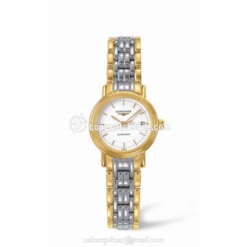 Longines Presence 25.5 Automatic Yellow Stick Bracelet Two Tone L4.221.2.18.7 Longines Presence 25.5 Automatic Yellow Stick Bracelet Two Tone L4.221.2.18.7