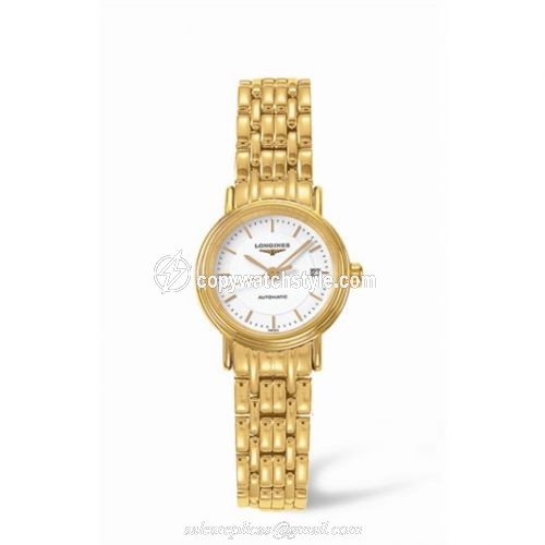 Longines Presence 25.5 Automatic Yellow Stick Bracelet L4.221.2.18.8
