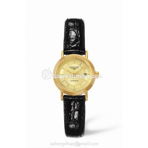 Longines Presence 25.5 Automatic Yellow Stick Yellow L4.221.2.42.2 Longines Presence 25.5 Automatic Yellow Stick Yellow L4.221.2.42.2