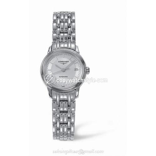 Longines Presence 25.5 Automatic Stainless Steel Silver Bracelet L4.221.4.78.6