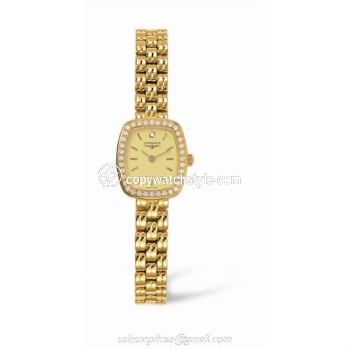 Longines Prestige Gold Cushion 18 L4.230.7.32.6 Longines Prestige Gold Cushion 18 L4.230.7.32.6
