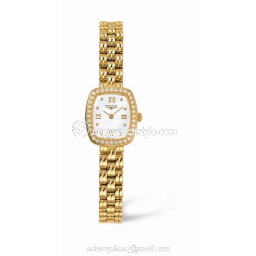 Longines Prestige Gold Cushion 18 L4.230.7.85.6 Longines Prestige Gold Cushion 18 L4.230.7.85.6