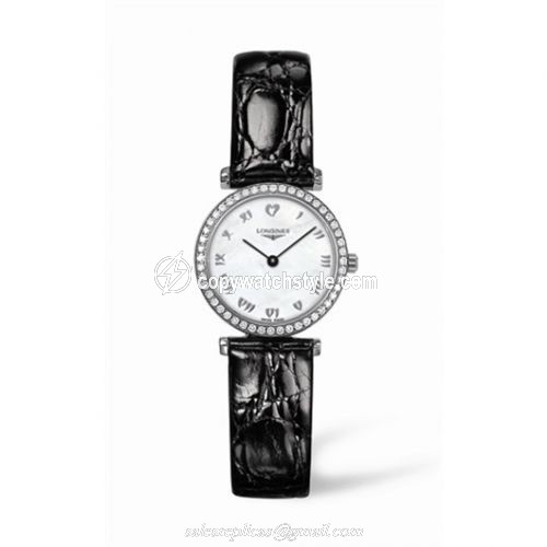 Longines La Grande Classique Quartz 24 Diamond Bezel L4.241.0.09.2