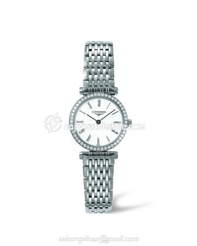 Longines La Grande Classique Quartz 24 Diamond Bezel L4.241.0.11.6