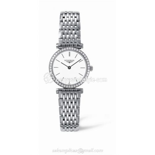 Longines La Grande Classique Quartz 24 Diamond Bezel L4.241.0.12.6