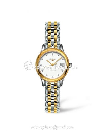 Longines Flagship 26 Automatic Two Tone White Diamond L4.274.3.27.7 Longines Flagship 26 Automatic Two Tone White Diamond L4.274.3.27.7