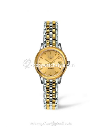 Longines Flagship 26 Automatic Two Tone Champagne L4.274.3.32.7 Longines Flagship 26 Automatic Two Tone Champagne L4.274.3.32.7