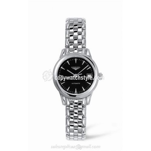 Longines Flagship 26 Automatic Stainless Steel Black L4.274.4.52.6