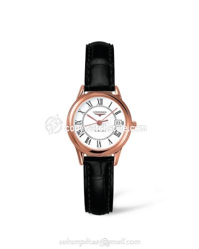 Longines Flagship 26 Automatic Pink Gold L4.274.8.21.2 Longines Flagship 26 Automatic Pink Gold L4.274.8.21.2