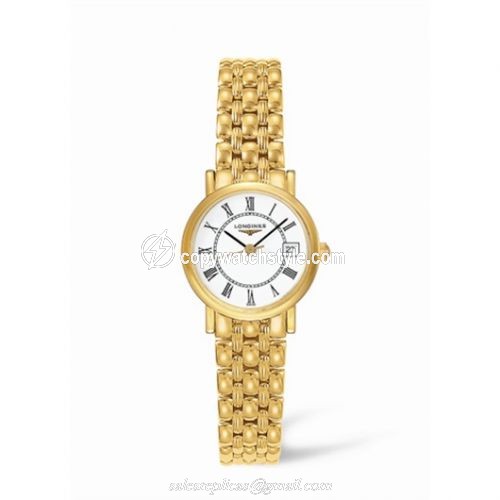 Longines Presence 23.5 Quartz Gold Matte Bracelet L4.277.6.11.6 Longines Presence 23.5 Quartz Gold Matte Bracelet L4.277.6.11.6