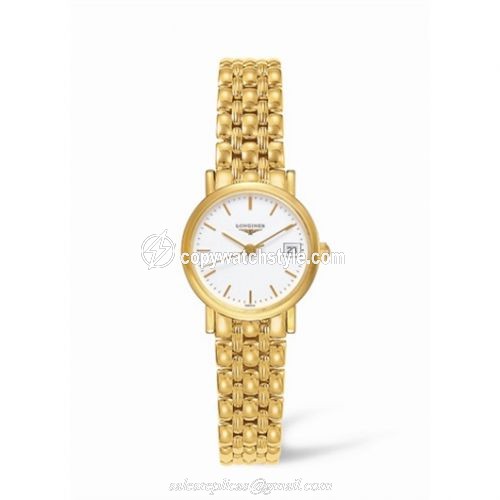Longines Presence 23.5 Quartz Gold Matte Bracelet L4.277.6.12.6