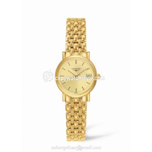 Longines Presence 23.5 Quartz Gold Matte Bracelet L4.277.6.32.6 Longines Presence 23.5 Quartz Gold Matte Bracelet L4.277.6.32.6