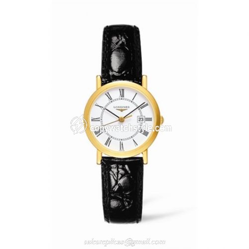 Longines Presence 26.8 Quartz Gold L4.279.6.11.2 Longines Presence 26.8 Quartz Gold L4.279.6.11.2