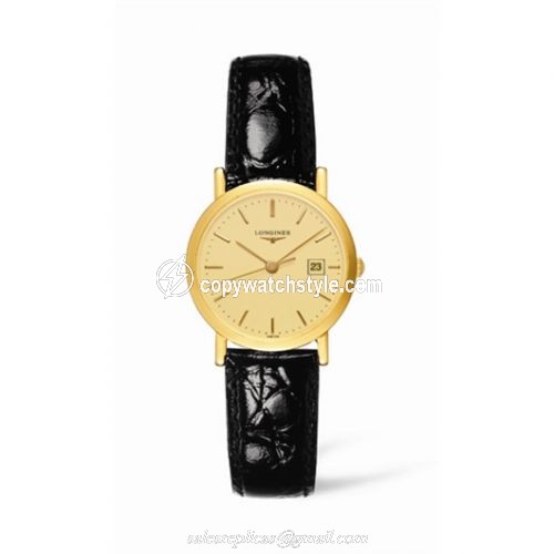 Longines Presence 26.8 Quartz Gold L4.279.6.32.2 Longines Presence 26.8 Quartz Gold L4.279.6.32.2