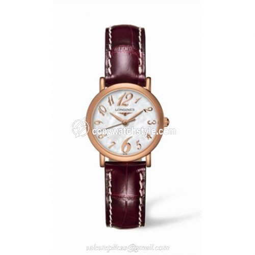 Longines Presence 26.8 Quartz Pink Gold L4.279.8.83.2 Longines Presence 26.8 Quartz Pink Gold L4.279.8.83.2