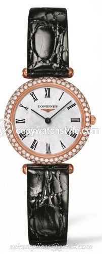Longines Agassiz Pink Gold / Diamond / MOP / Strap L4.307.9.81.0 Longines Agassiz Pink Gold / Diamond / MOP / Strap L4.307.9.81.0