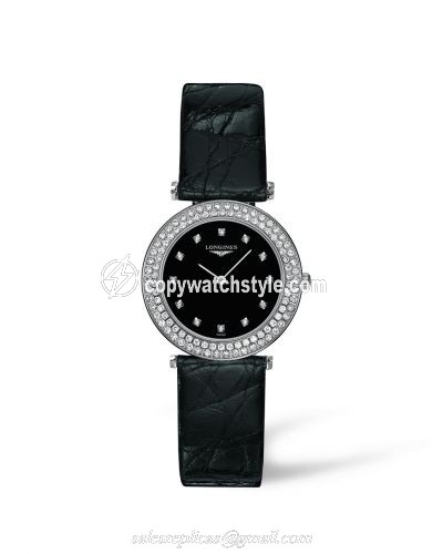 Longines La Grande Classique Quartz 29 Diamond Bezel L4.308.0.57.2 Longines La Grande Classique Quartz 29 Diamond Bezel L4.308.0.57.2