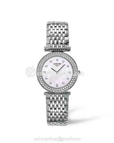 Longines La Grande Classique Quartz 29 Diamond Bezel L4.308.0.87.6