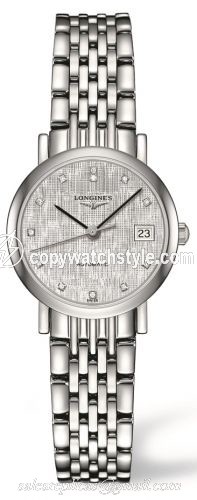 Longines Elegant Collection 25.5 Automatic Stainless Steel / Silver / Bracelet L4.309.4.77.6 Longines Elegant Collection 25.5 Automatic Stainless Steel / Silver / Bracelet L4.309.4.77.6