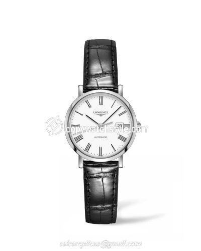 Longines Elegant Collection Automatic 29 Stainless Steel / White / Strap L4.310.4.11.2 Longines Elegant Collection Automatic 29 Stainless Steel / White / Strap L4.310.4.11.2