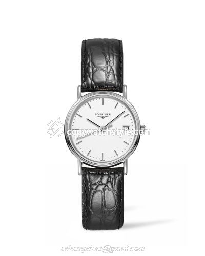 Longines Presence Quartz 30mm White L4.320.4.12.2 Longines Presence Quartz 30mm White L4.320.4.12.2