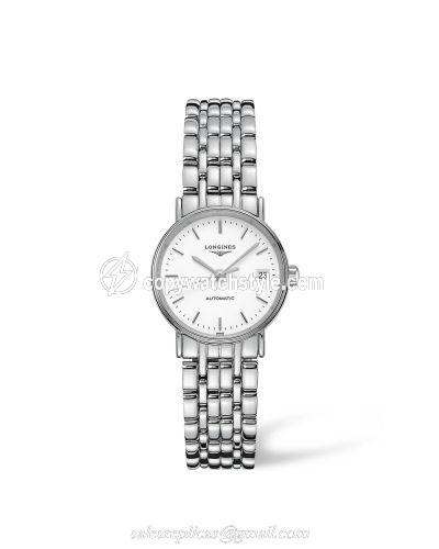 Longines Presence Automatic 25.5mm Stainless Steel / White / Bracelet L4.321.4.12.6 Longines Presence Automatic 25.5mm Stainless Steel / White / Bracelet L4.321.4.12.6