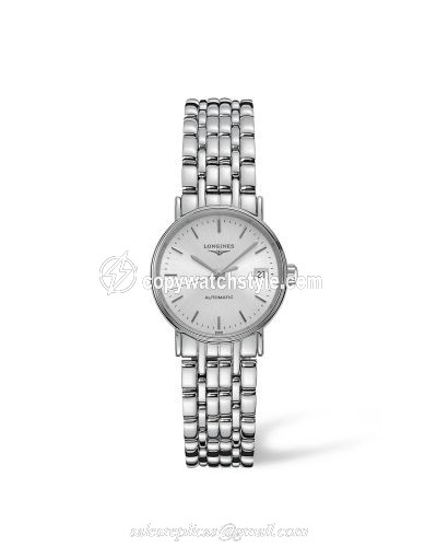 Longines Presence Automatic 25.5mm Stainless Steel / Silver / Bracelet L4.321.4.72.6