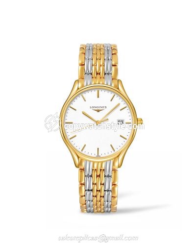 Longines Lyre Quartz 32 Yellow Gold PVD / White / Bracelet L4.359.2.12.7 Longines Lyre Quartz 32 Yellow Gold PVD / White / Bracelet L4.359.2.12.7