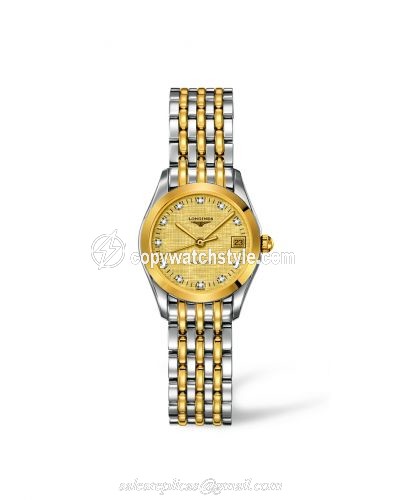 Longines La Grande Classique Automatic 25 Stainless Steel / Yellow Gold PVD / Champagne L4.398.3.37.7