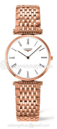 Longines La Grande Classique 29 Quartz Stainless Steel / PVD Red / White / Bracelet L4.512.1.91.8