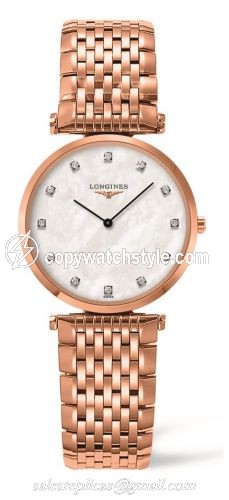 Longines La Grande Classique 29 Quartz Stainless Steel / PVD Red / MOP / Bracelet L4.512.1.97.8 Longines La Grande Classique 29 Quartz Stainless Steel / PVD Red / MOP / Bracelet L4.512.1.97.8