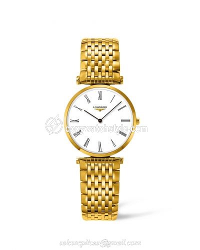 Longines La Grande Classique Quartz 29 Yellow L4.512.2.11.8 Longines La Grande Classique Quartz 29 Yellow L4.512.2.11.8