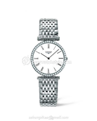 Longines La Grande Classique Quartz 29 Diamond Bezel L4.513.0.11.6 Longines La Grande Classique Quartz 29 Diamond Bezel L4.513.0.11.6