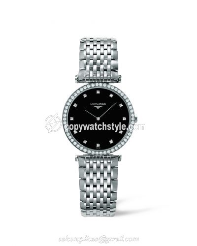 Longines La Grande Classique Quartz 29 Diamond Bezel L4.513.0.58.6 Longines La Grande Classique Quartz 29 Diamond Bezel L4.513.0.58.6
