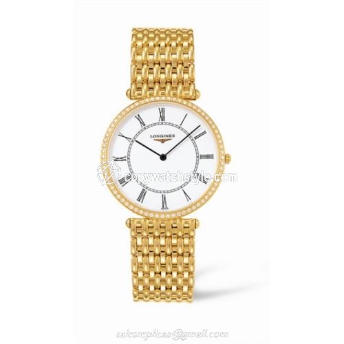 Longines La Grande Classique 33 Quartz Gold Diamond L4.691.7.11.6 Longines La Grande Classique 33 Quartz Gold Diamond L4.691.7.11.6