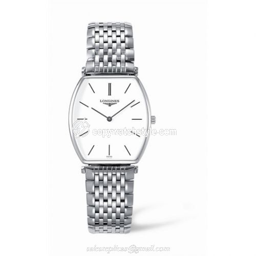 Longines La Grande Classique Tonneau 30 Stainless Steel L4.705.4.12.6 Longines La Grande Classique Tonneau 30 Stainless Steel L4.705.4.12.6