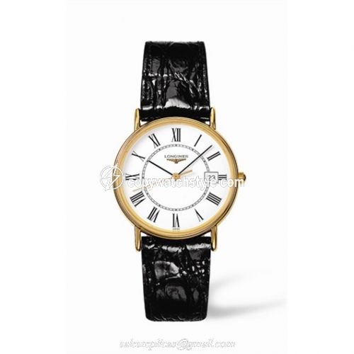 Longines Presence 33 Quartz Yellow Roman L4.720.2.11.2