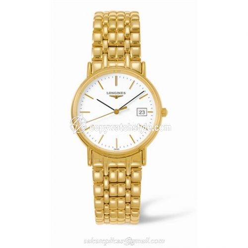 Longines Presence 33 Quartz Yellow L4.720.2.12.8